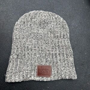 Love Your Melon Gray Knit Beanie